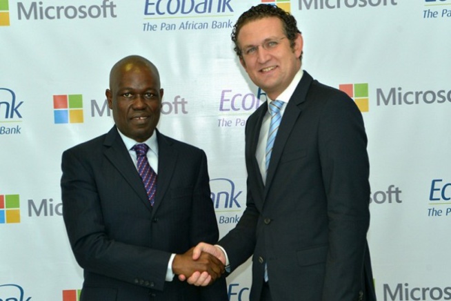 Ecobank et Microsoft s’associent pour booster l’inclusion financière en Afrique Ecobank et Microsoft s’associent pour booster l’inclusion financière en Afrique