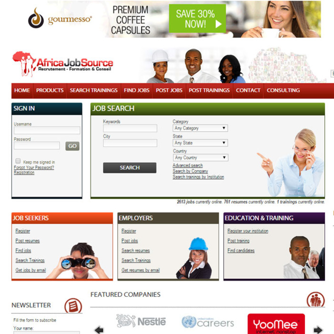 Cameroun : Un nouveau portail pour faciliter l’offre et la recherche d’emploi Cameroun : Un nouveau portail pour faciliter l’offre et la recherche d’emploi