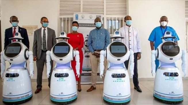 Rwanda: le gouvernement déploie des robots pour lutter contre le COVID-19 Rwanda: le gouvernement déploie des robots pour lutter contre le COVID-19