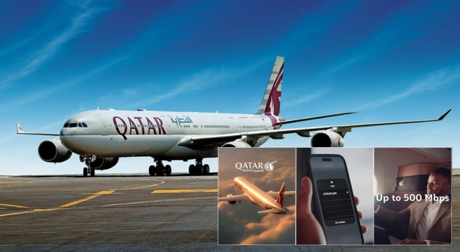 Qatar Airways va introduire le Wi-Fi de Starlink à bord de ses avions