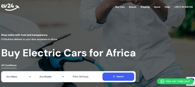 Lancement d'EV24.africa – Principale place de marché africaine pour les véhicules électriques Lancement d'EV24.africa – Principale place de marché africaine pour les véhicules électriques