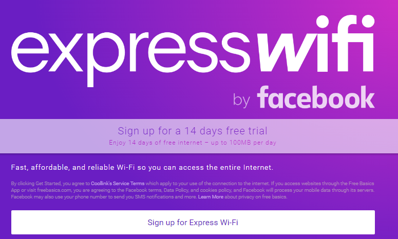 Internet low cost : Facebook lance Express Wifi au Kenya, après Free Basics