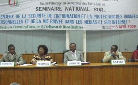 Burkina Faso: séminaire de sensibilisation pour la protection des données