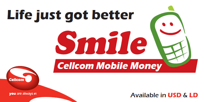 Liberia: Cellcom lance un service de transfert d’argent baptisé Smile Mobile Money Liberia: Cellcom lance un service de transfert d’argent baptisé Smile Mobile Money