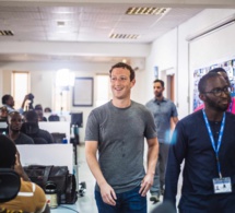 Le patron de Facebook Mark Zuckerberg en visite au Nigeria