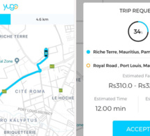 Ile Maurice: Une nouvelle application de taxi à la demande baptisée Yugo