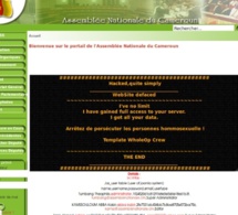 Cameroun: Le site Internet de l'Assemblée nationale du Cameroun piraté par des hackers